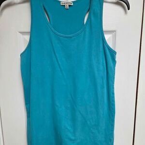 Zenana Outfitters Women's XL teal racerback tank top